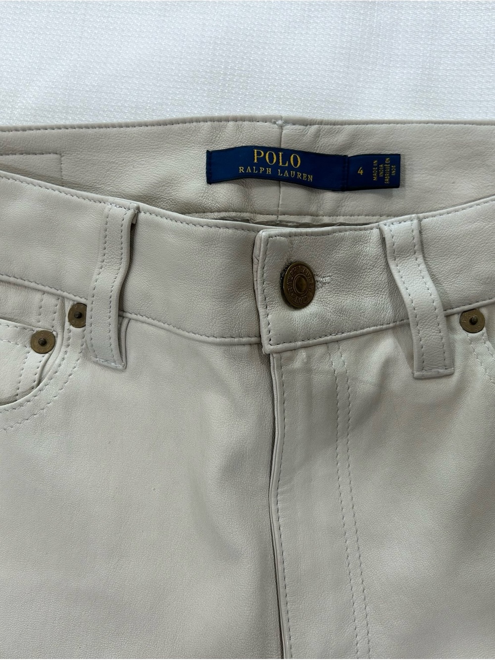 Polo by Ralph Lauren Women's Skinny Jeans in Light Beige